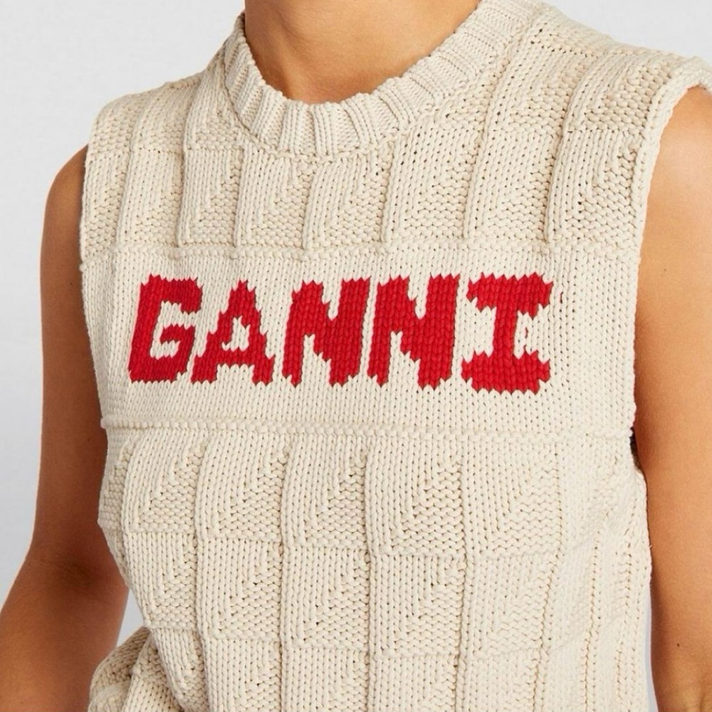 Ganni Knit sweater vest
